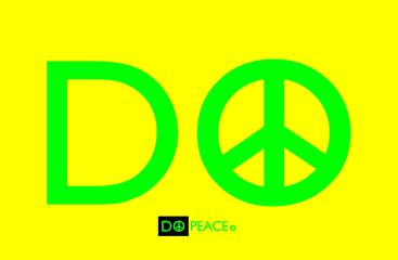 Do Peace green & yellow©Laetitia Riou