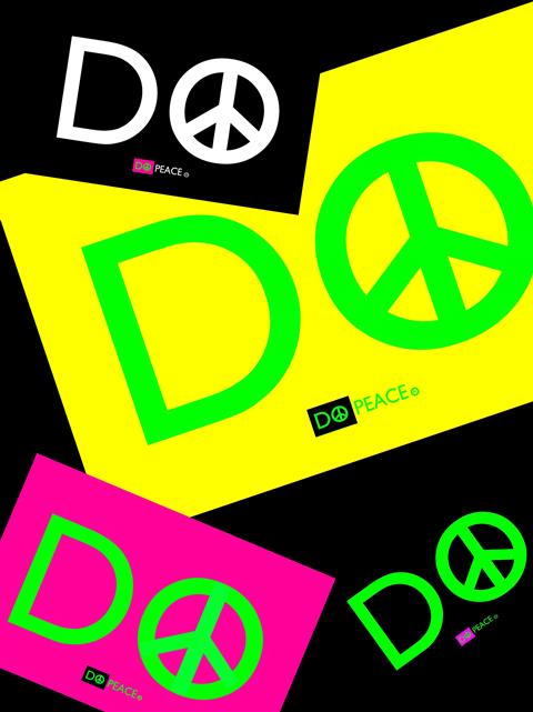 Do Peace Set of Logos ©Laetitia Riou 